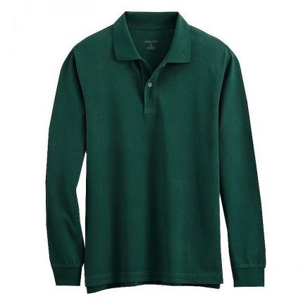 【定制】翻領(lǐng)長(zhǎng)袖秋裝T恤衫加工定制，保羅服裝提供